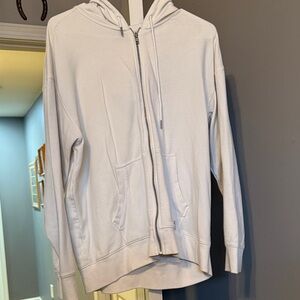 Eddie Bauer White Hoodie Jacket
